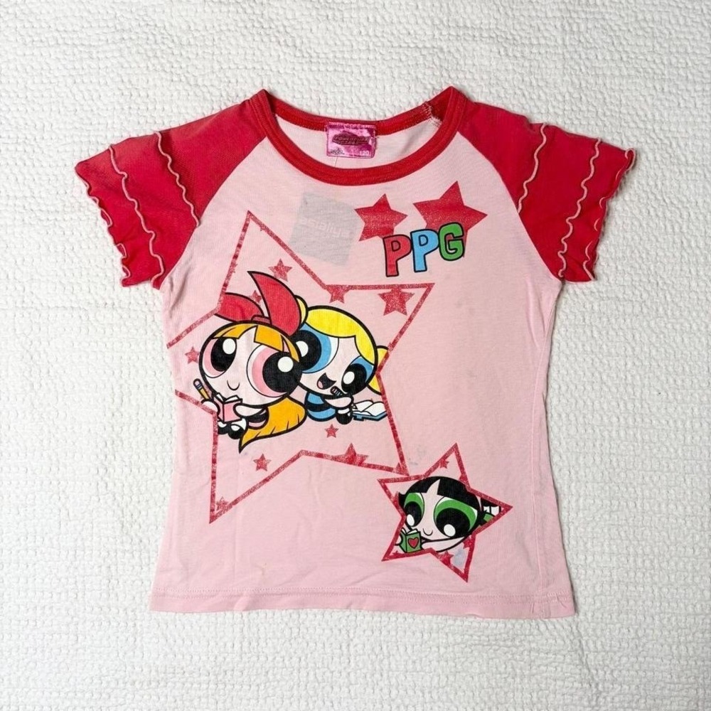 Powerpuff Girls japan graphic baby tee
